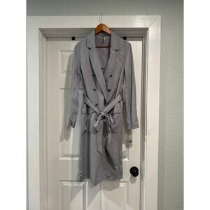 Free People Lightweight Gray Tie Around Jacket Women's Size Small